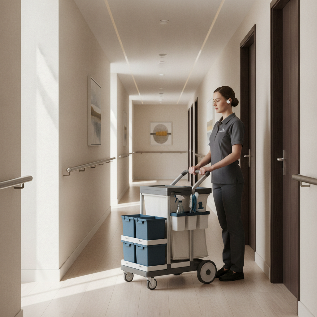 Carrinho modular compacto: flexibilidade em espaços pequenos
