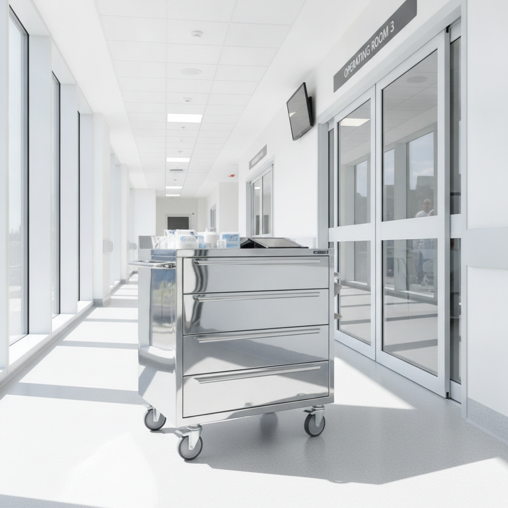 Equipamentos em aço inox para hospitais: higiene faz a diferença