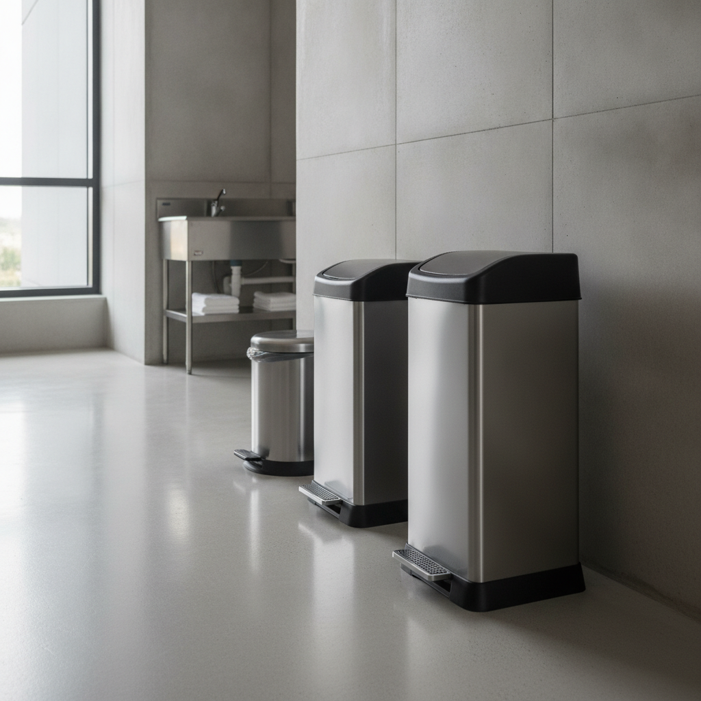 Lixeiras com pedal 30L a 100L: guia para cada ambiente